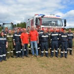 Streckendienst der FF Grossweissenbach mit der Rennleitung des MSV Grossweissenbach.JPG